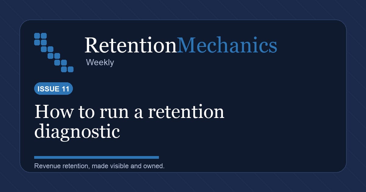 Do not diagnose retention from churn numbers alone